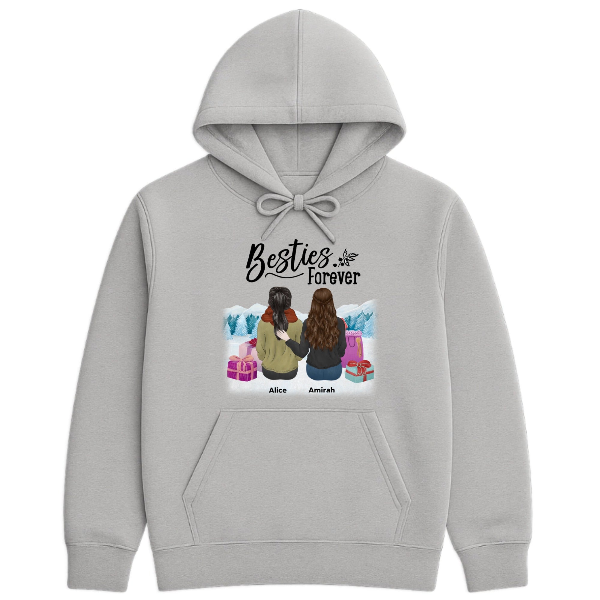 Forever My Bestie Hoodie hero product mockup