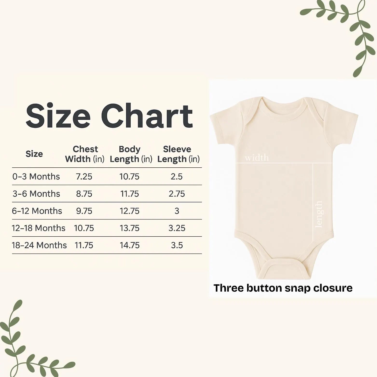 Premium Baby Onesie (Name)